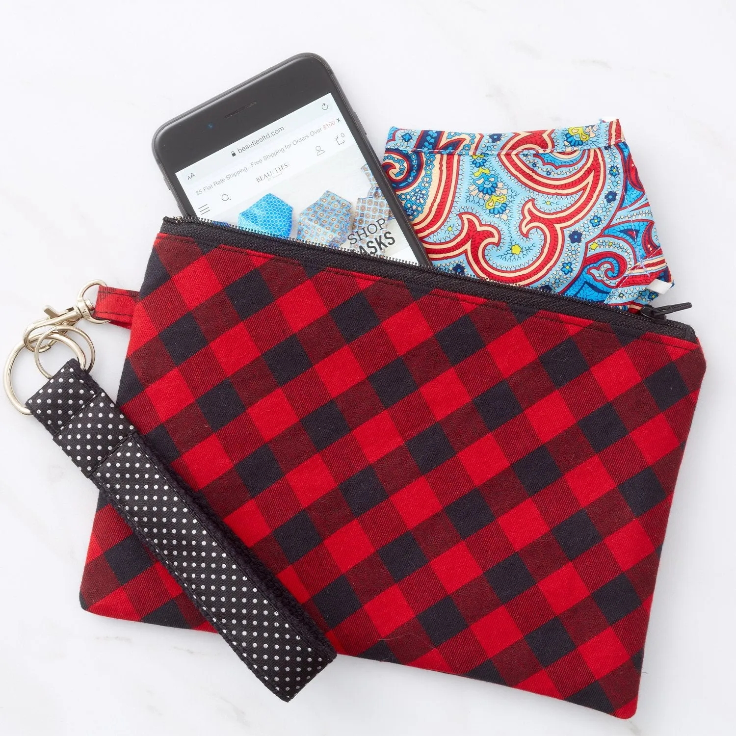 Silk Wristlet - Scorpio
