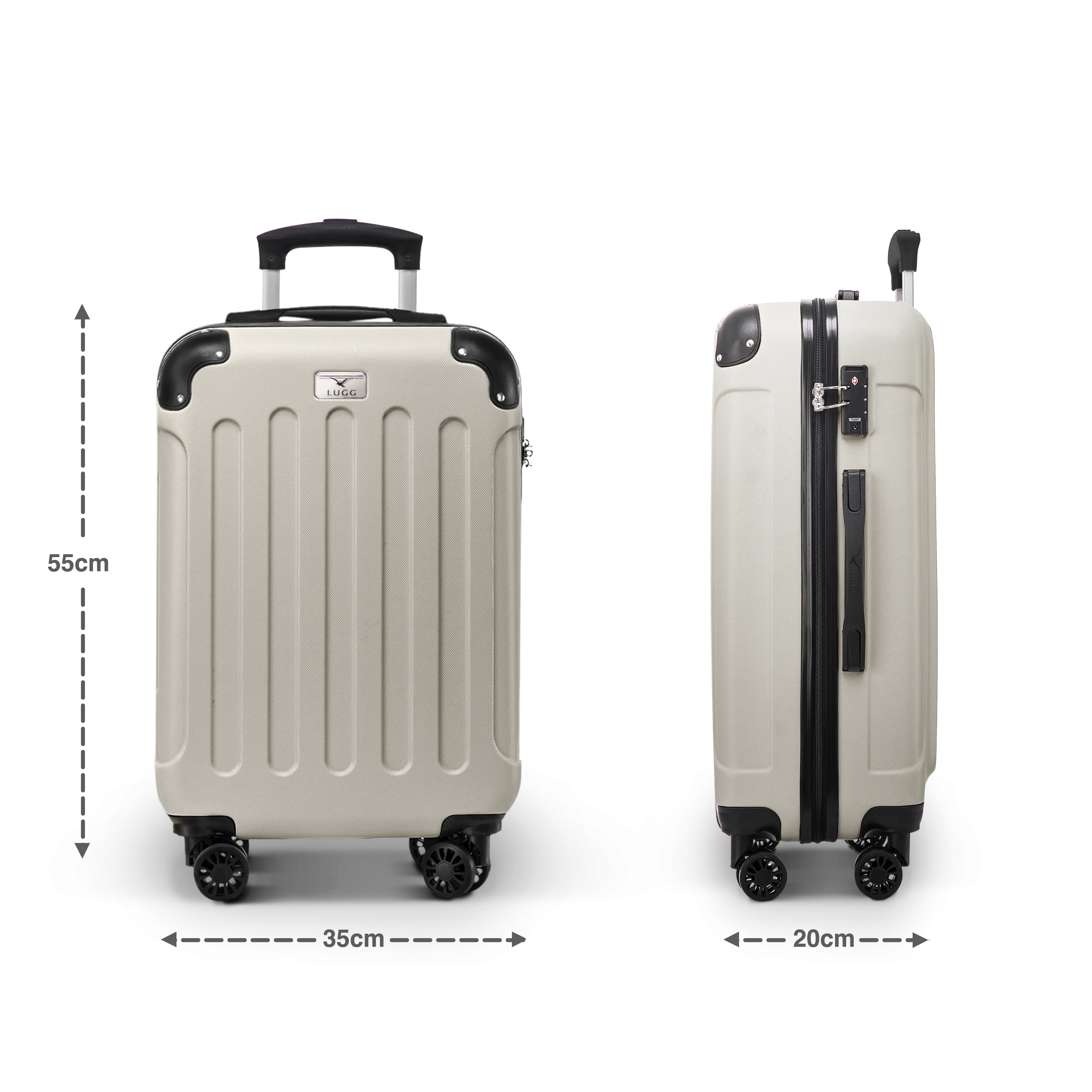 Skywander 20" Cabin Suitcase in Beige