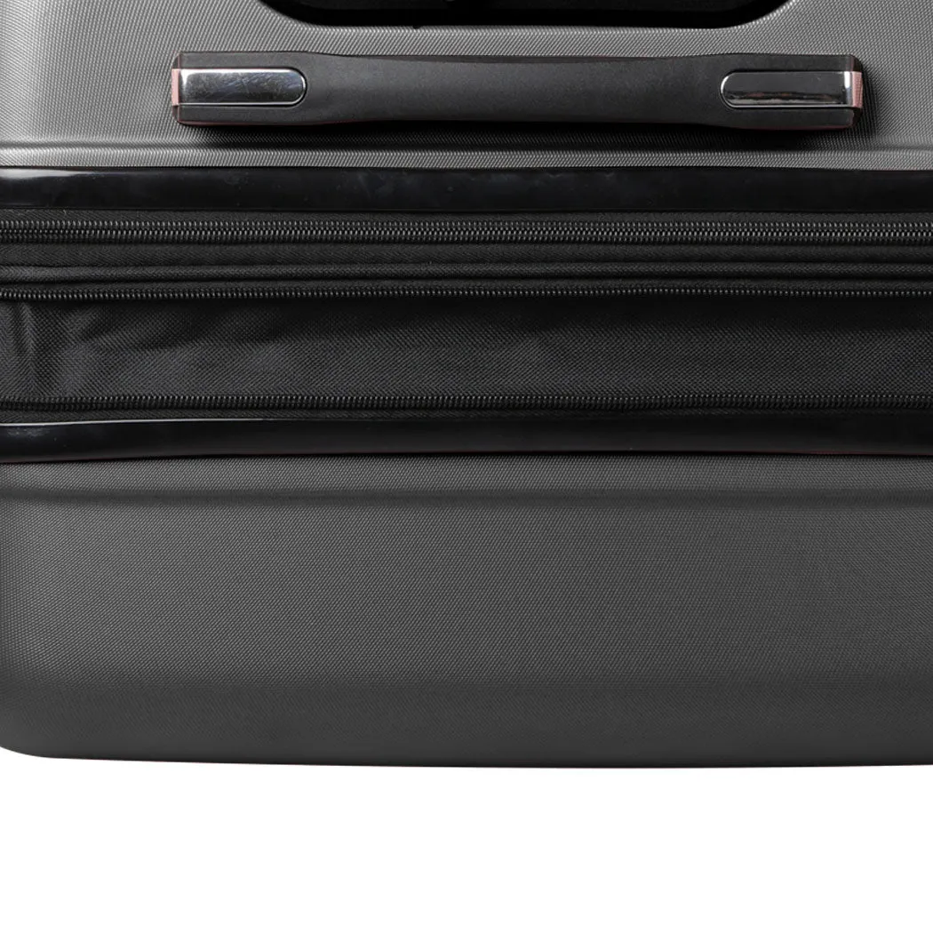 Slimbridge 24" Inch Expandable Luggage Black 24 inch