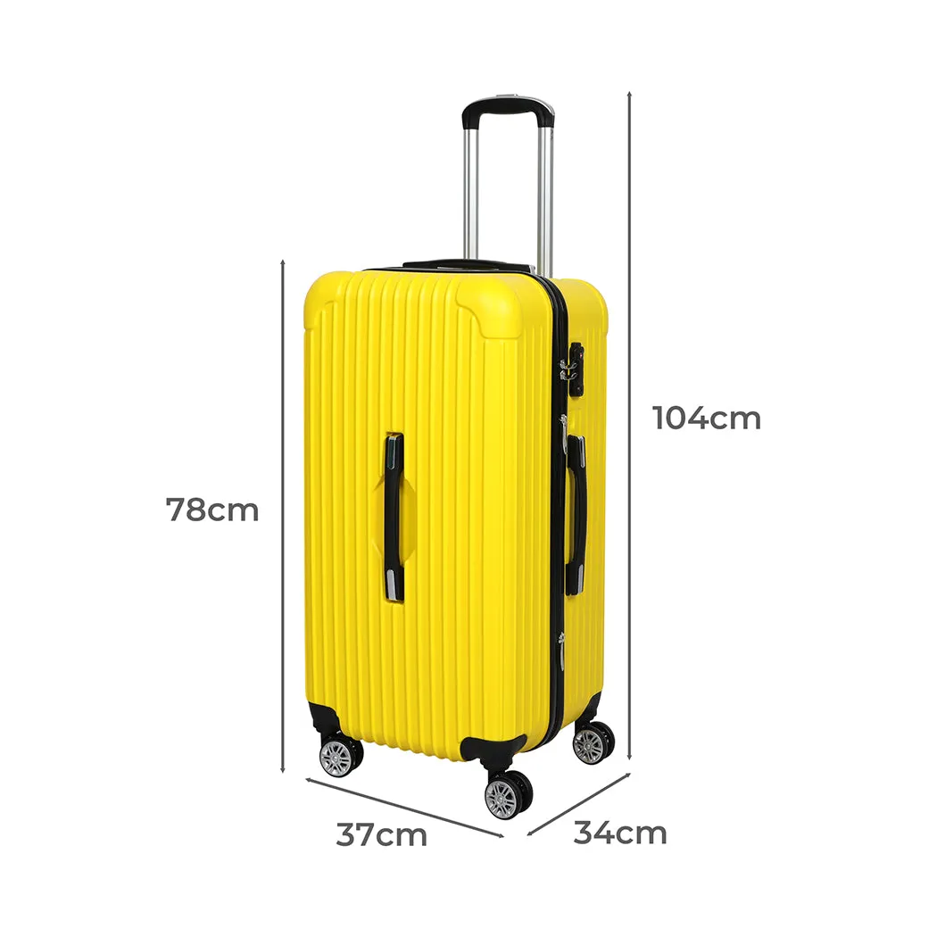 Slimbridge 30"Trunk Luggage Travel Suitcase Yellow 3.05x3.65m