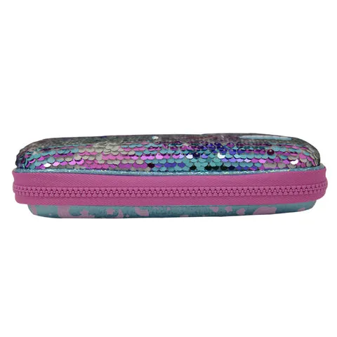 Smily Bling Pencil Case Light Blue Light Blue-Sk11001059