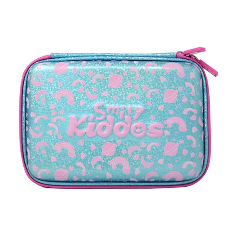 Smily Bling Pencil Case Light Blue Light Blue-Sk11001059