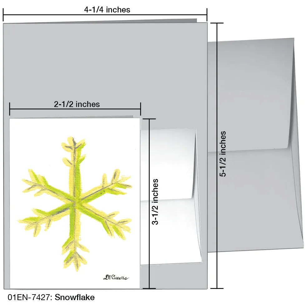 Snowflake, Greeting Card (7427)