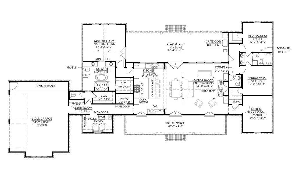 Spacious 2,520 Sq Ft Home with Inviting Outdoor Spaces
