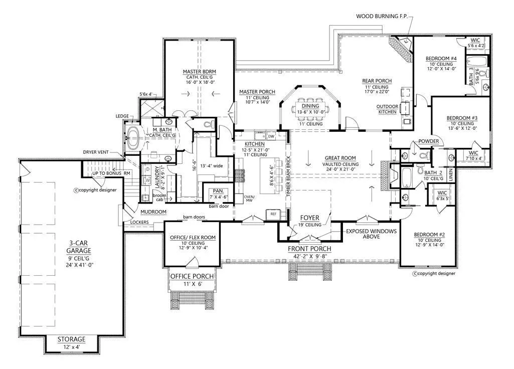 Spacious 4-Bedroom Retreat: 3,095 sq ft of Luxury