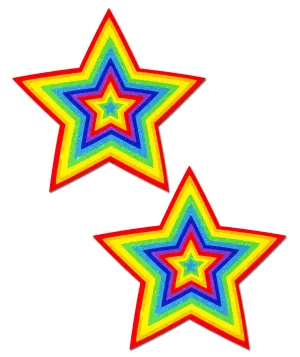 Star Pastease Velvet Rainbow Pumping*