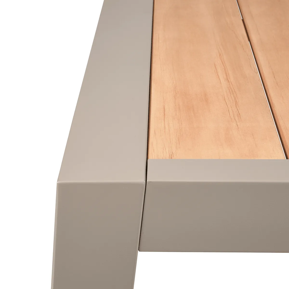 Sulphur Sand Wood/Aluminium Dining Table