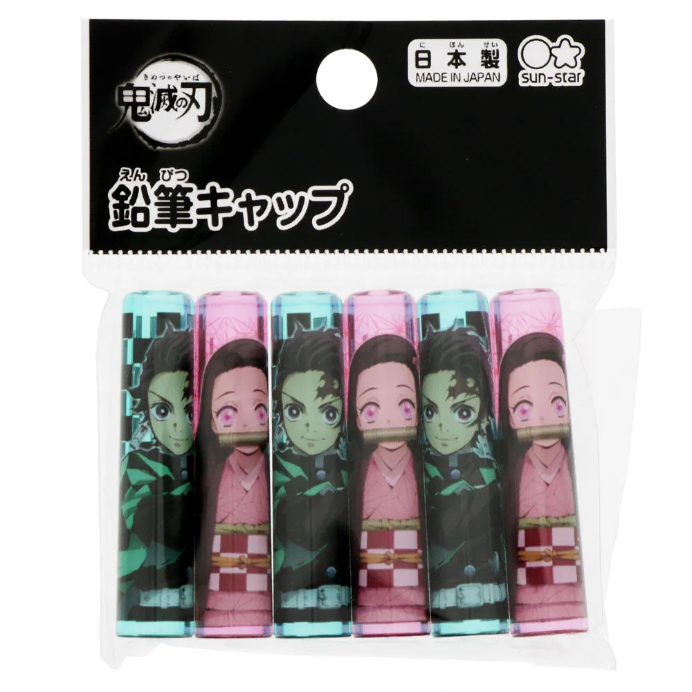 Sun-Star Demon Slayer Pencil Caps 6pcs