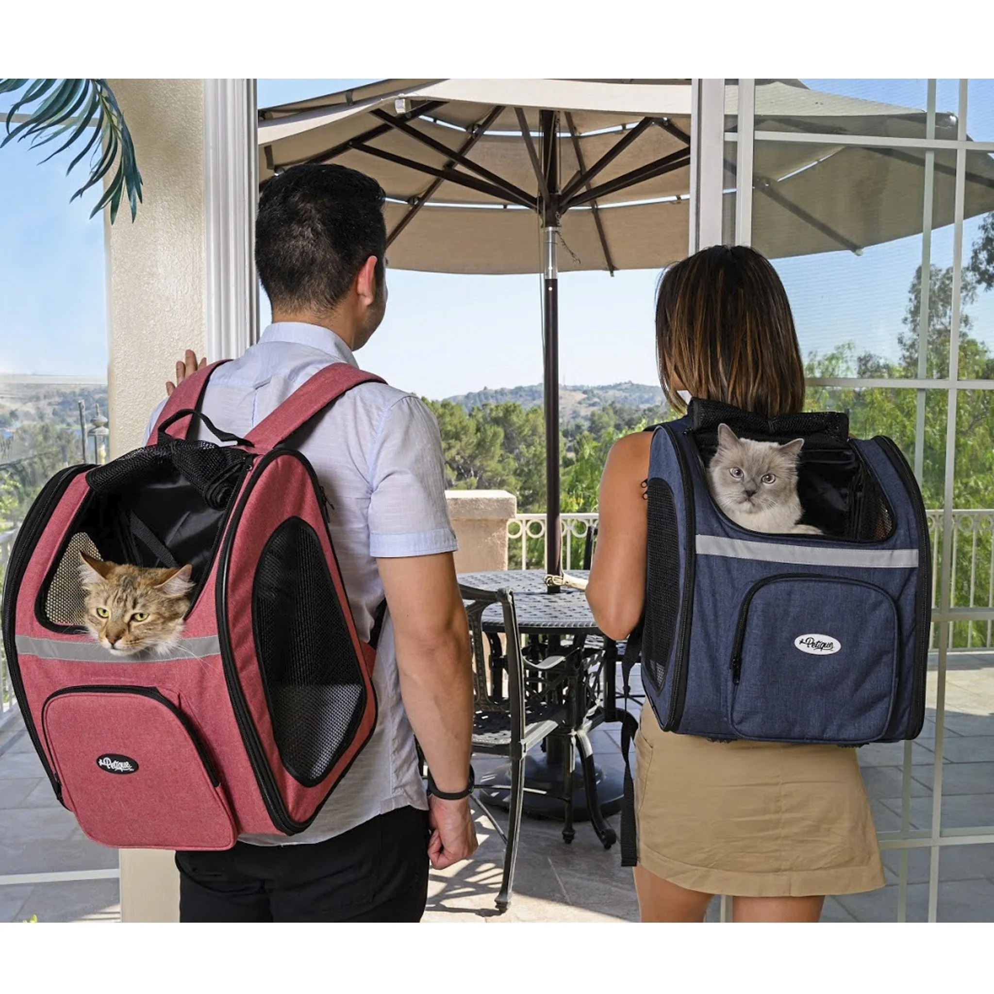 The Backpacker Pet Carrier - Coral