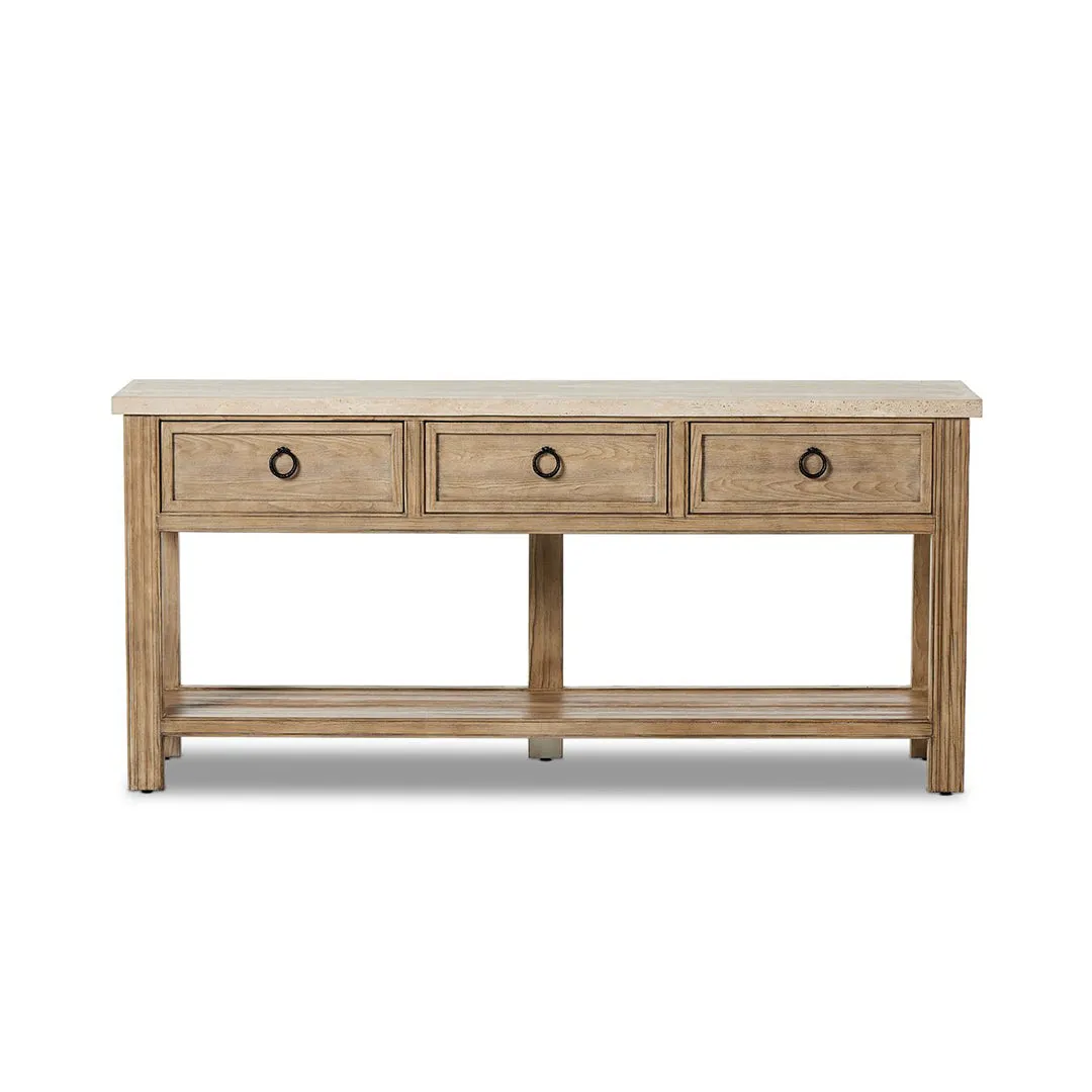 The Lazy Monsieur Partouche Marble Console Table