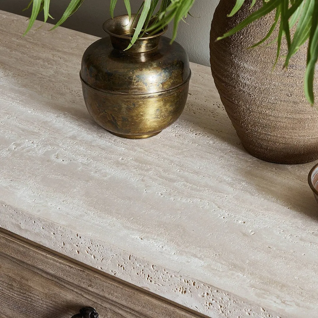 The Lazy Monsieur Partouche Marble Console Table