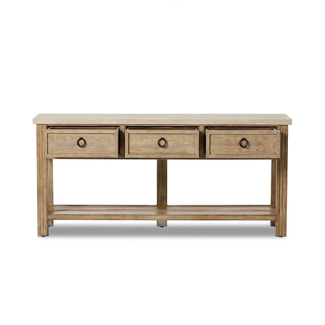 The Lazy Monsieur Partouche Marble Console Table