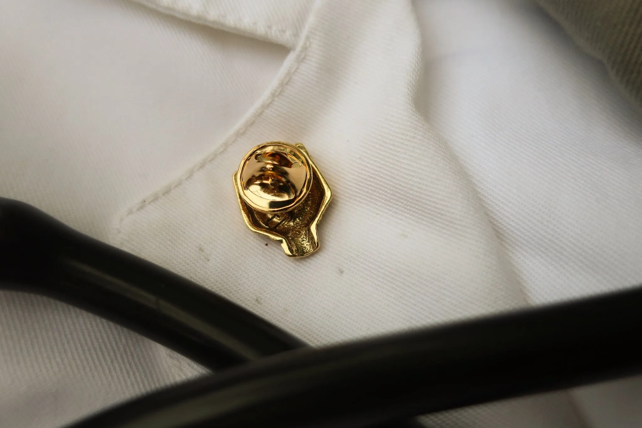 Thyroid Gland Gold Lapel Pin