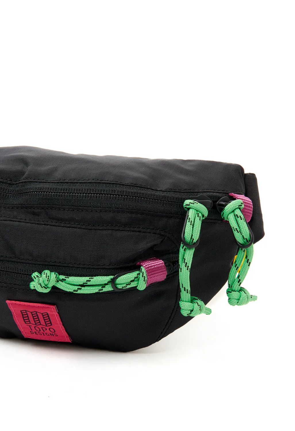 Topo Designs Mountain Waist Pack - Black / Pink
