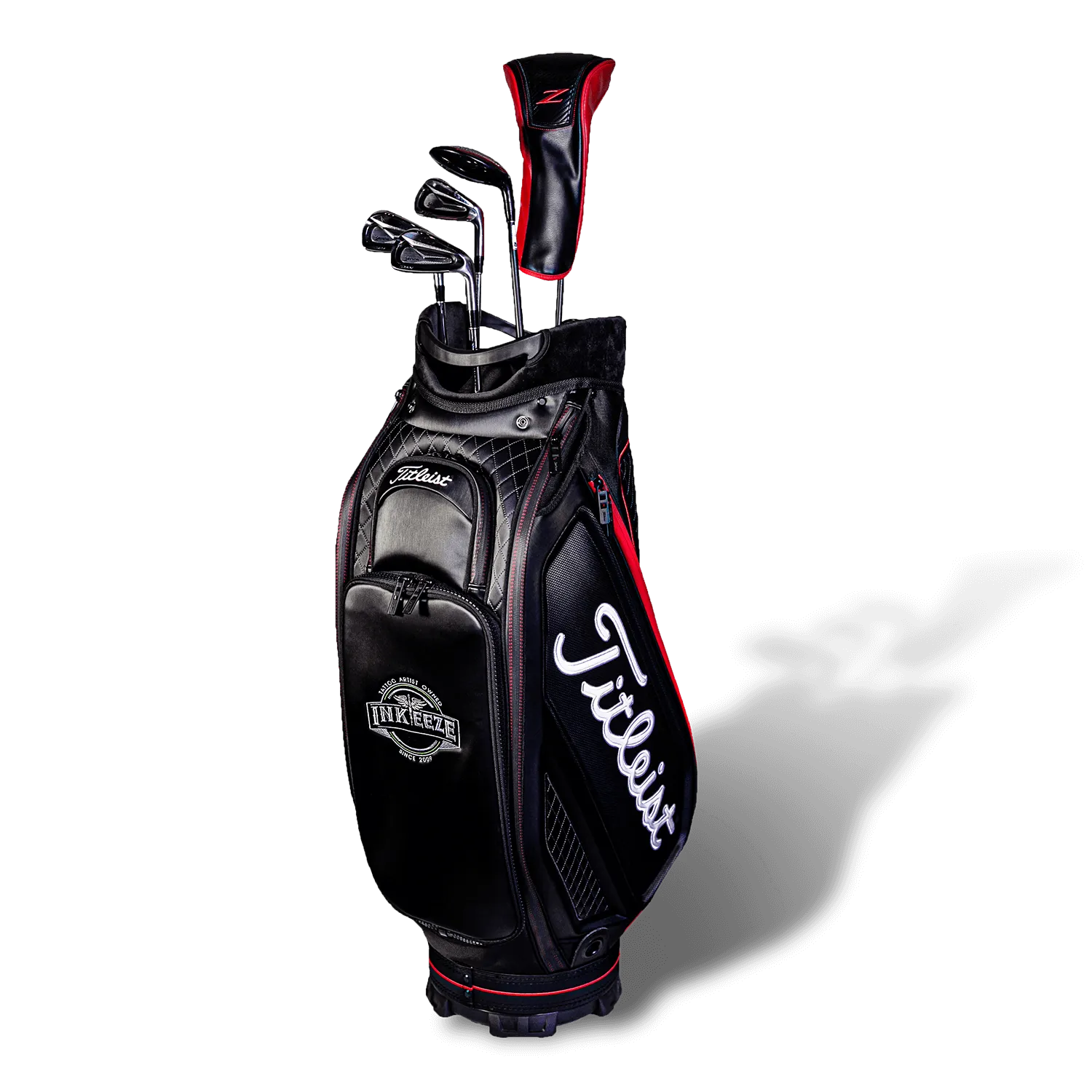 TOUR BAG - (BLACK & RED)