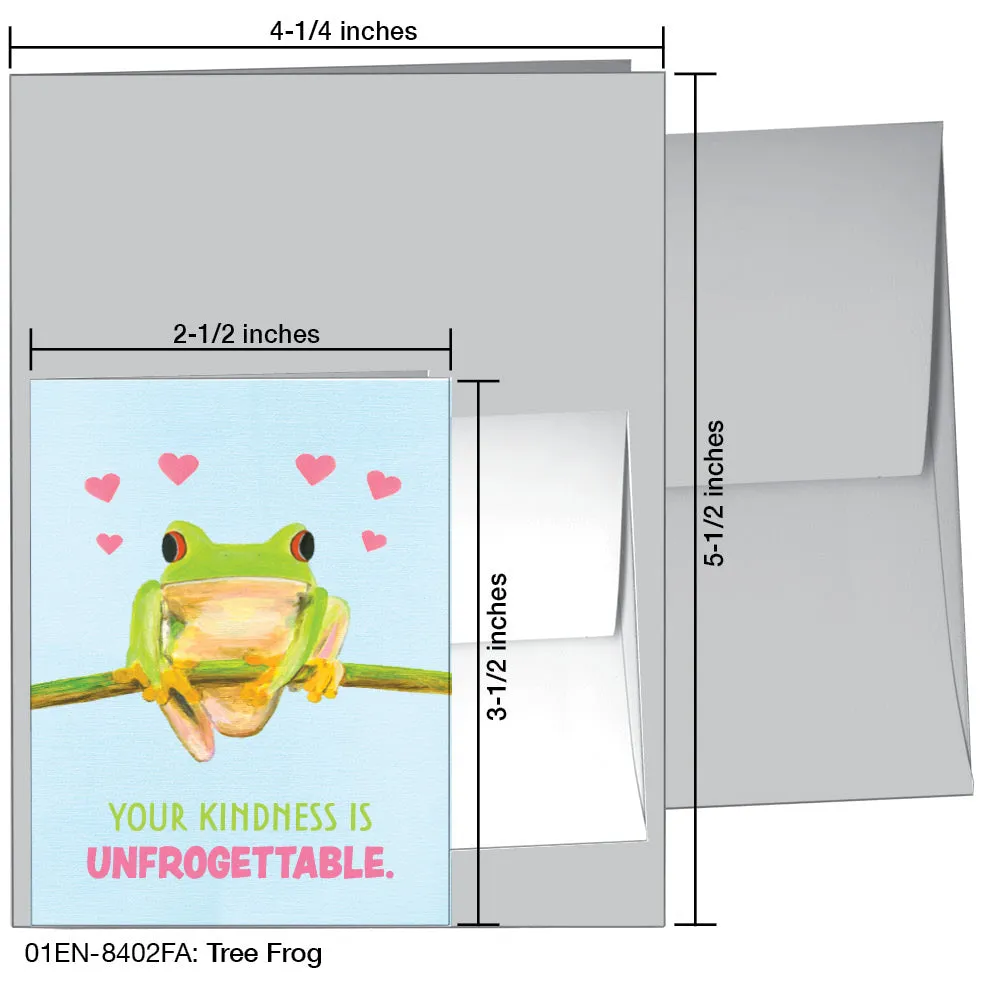 Tree Frog, Greeting Card (8402FA)