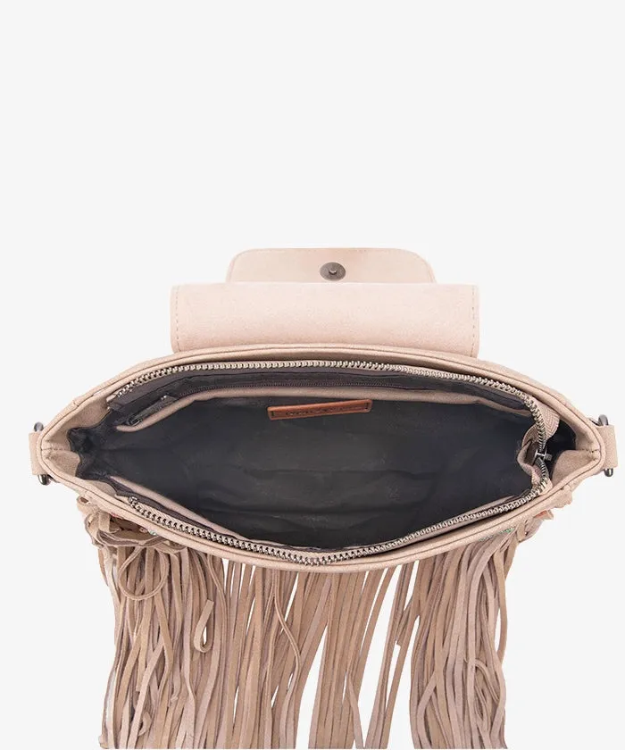 Trinity Ranch Fringe Tooled Crossbody