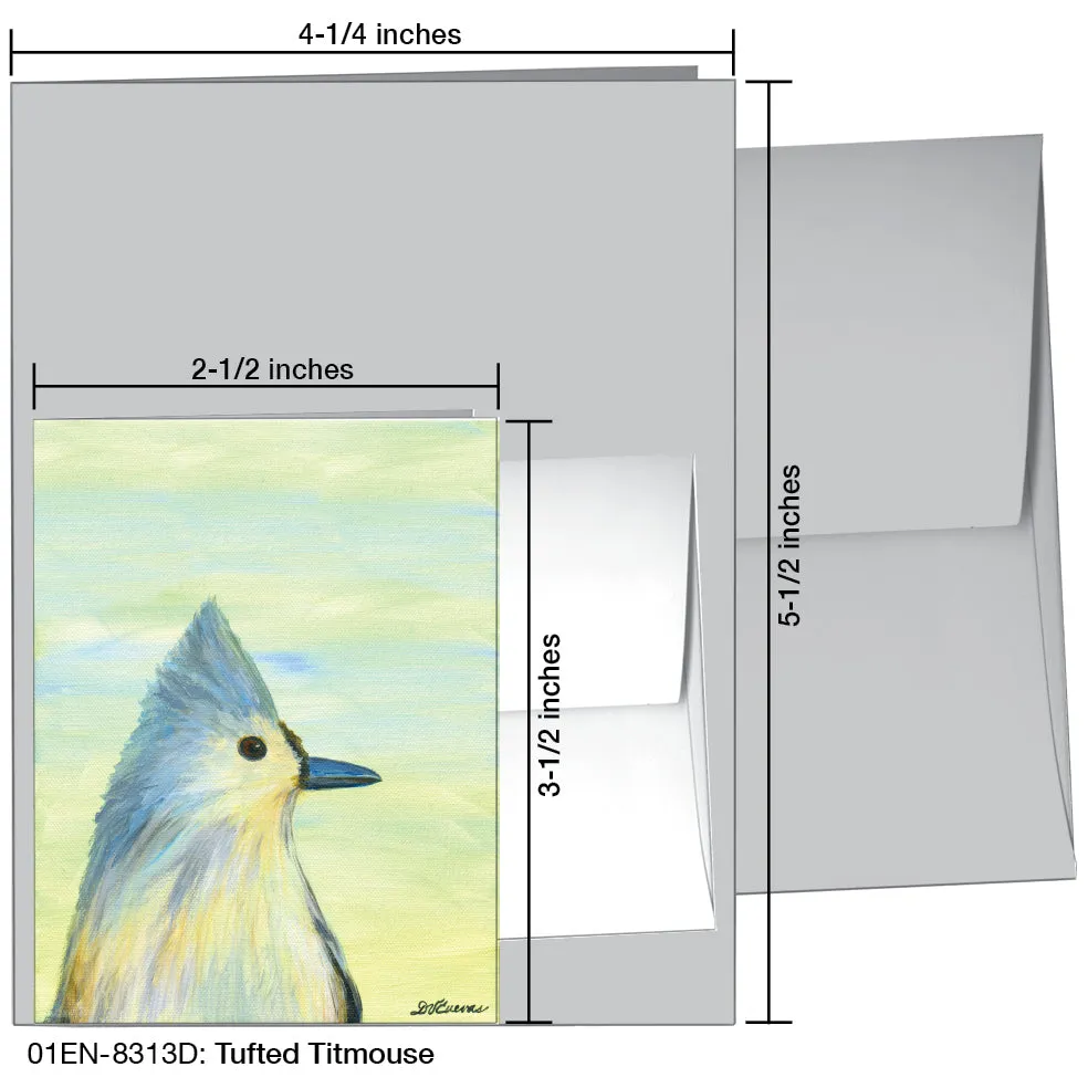 Tufted Titmouse, Greeting Card (8313D)