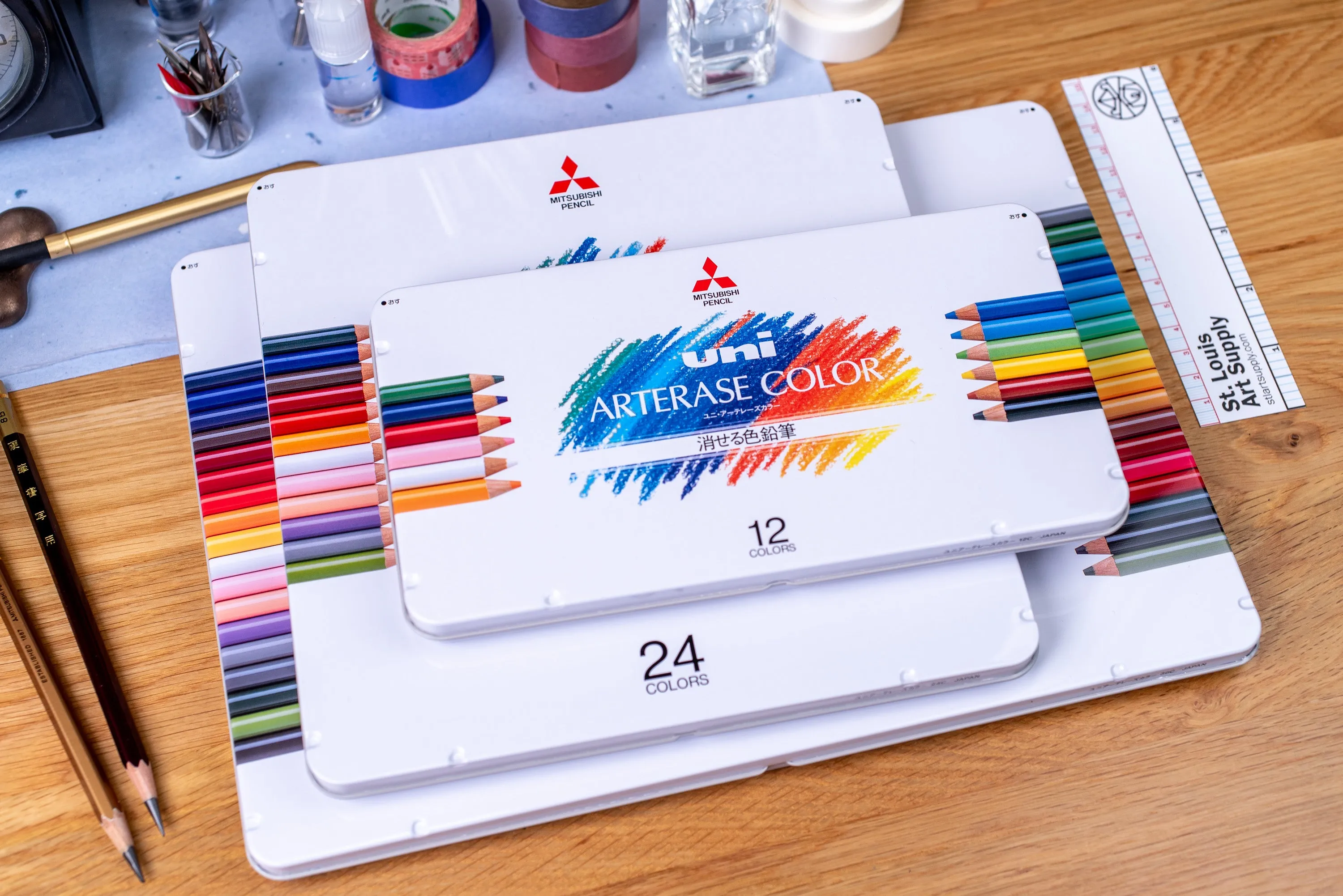 Uni Arterase Colored Pencils, Set of 36