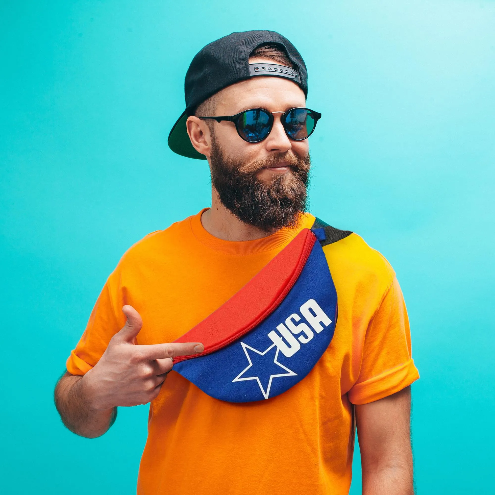 USA Fanny Pack Adult Costume Accessory