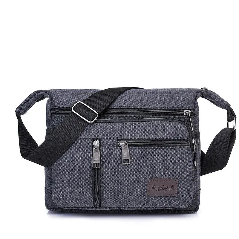 Vintage Canvas Travel Crossbody Bag