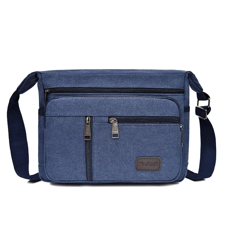 Vintage Canvas Travel Crossbody Bag