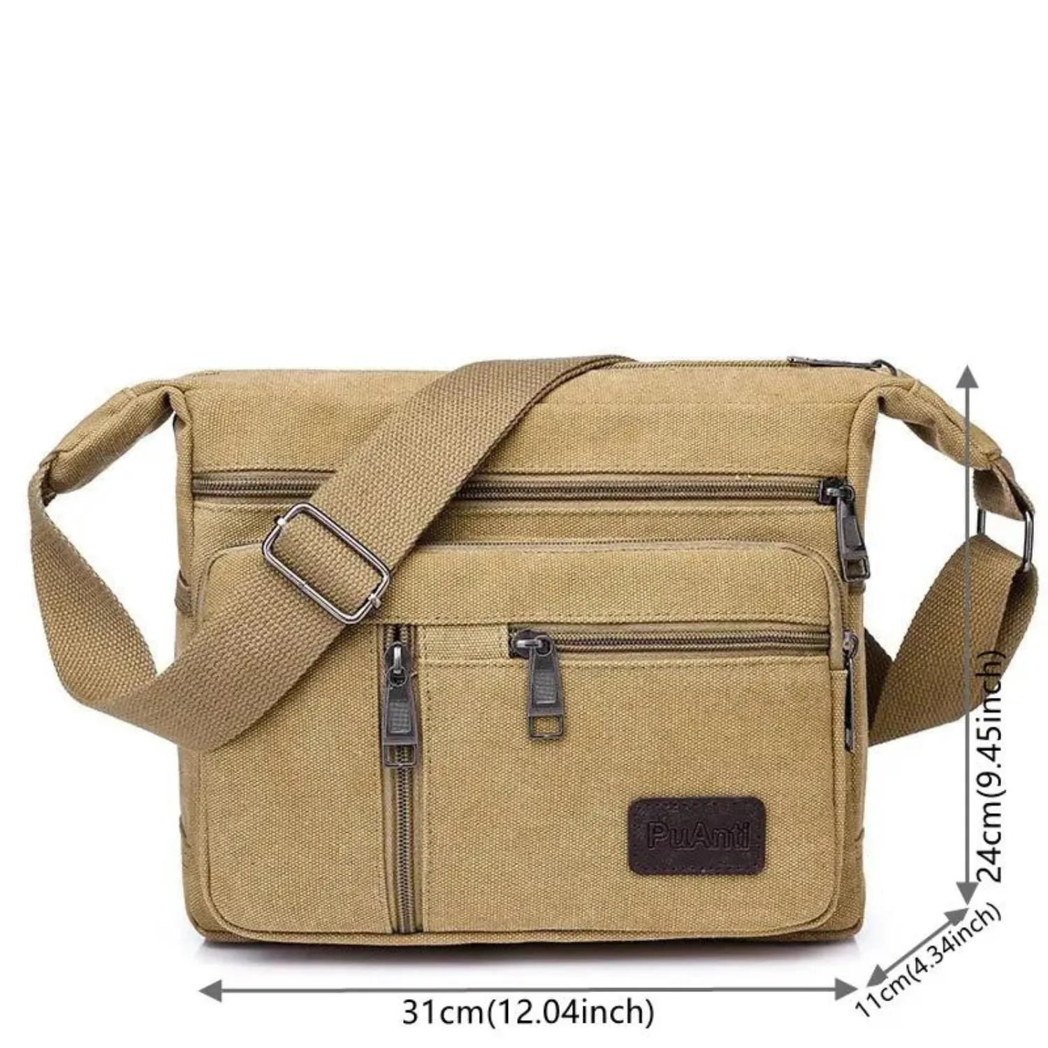 Vintage Canvas Travel Crossbody Bag