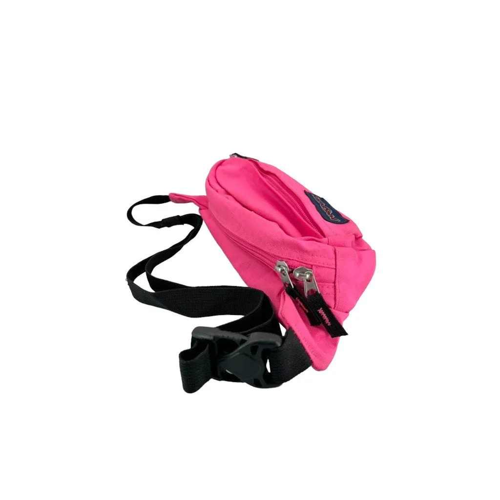 Vintage Jansport Hot Pink Essential Crossbody Waist Belt Bag