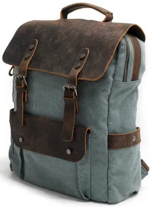 Waterproof Canvas Backpack Men Large Travel Rucksack