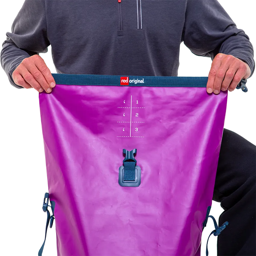 Waterproof Roll Top Dry Bag Backpack - Venture Purple