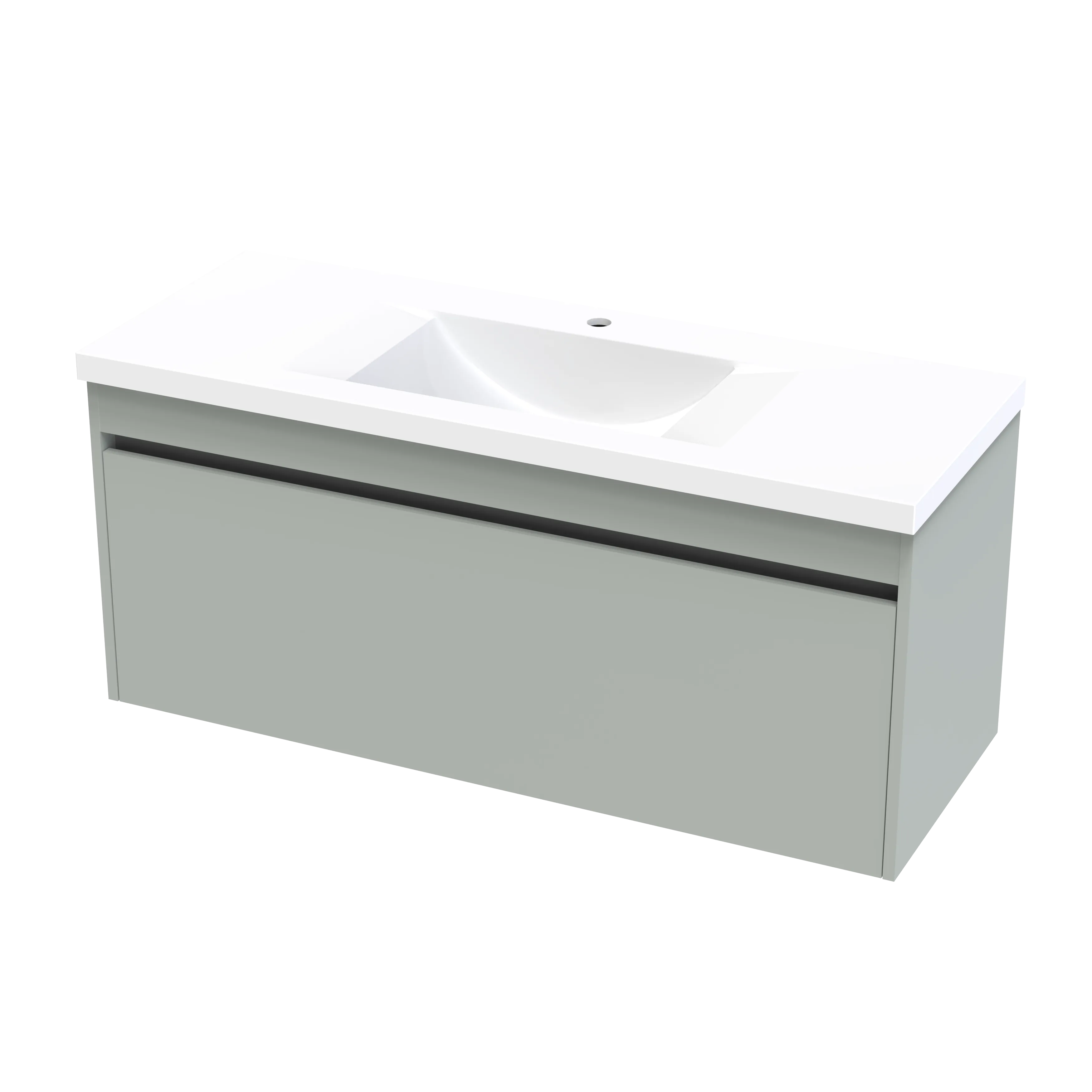 Wave Syrtari 1200 1 Drawer Wall Vanity