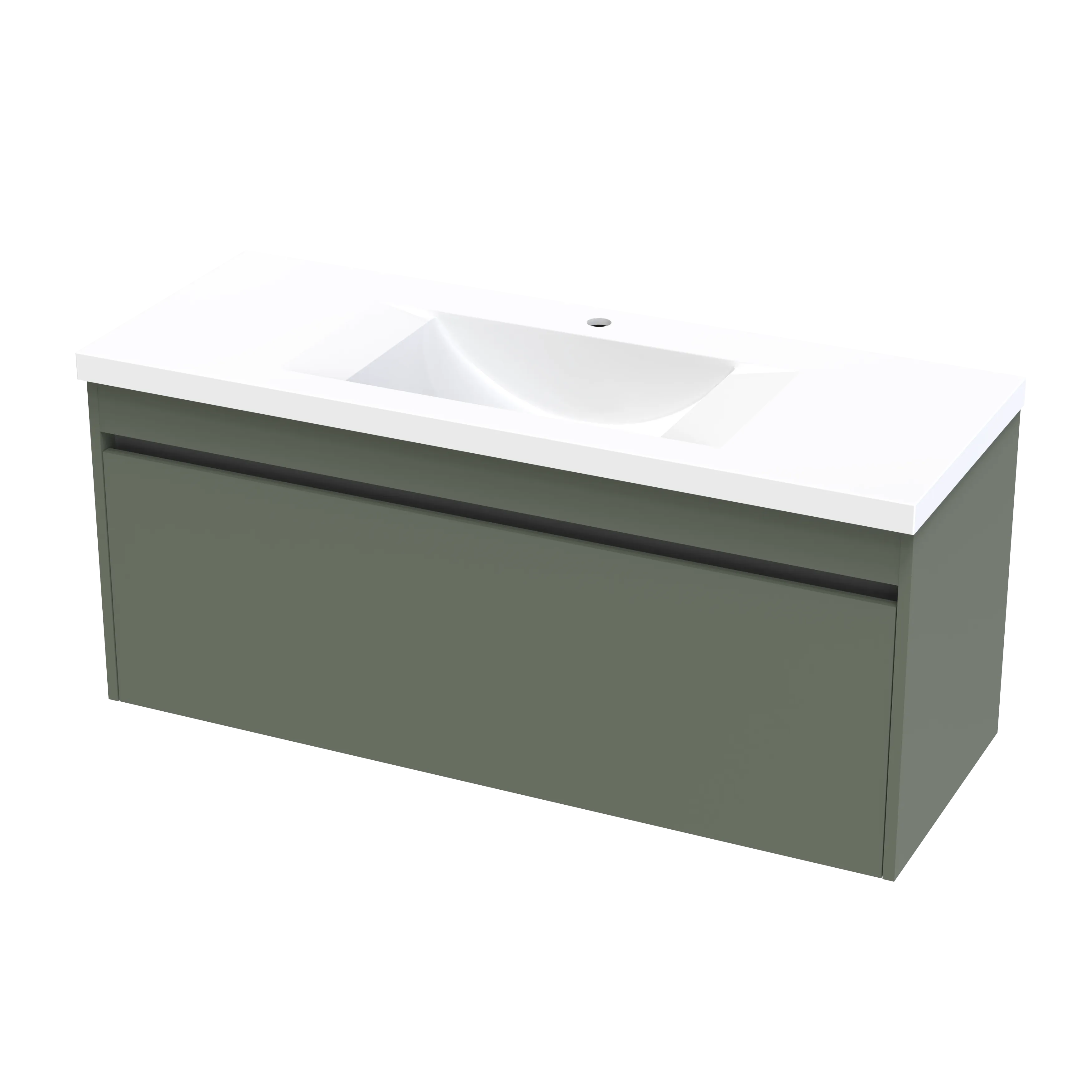 Wave Syrtari 1200 1 Drawer Wall Vanity