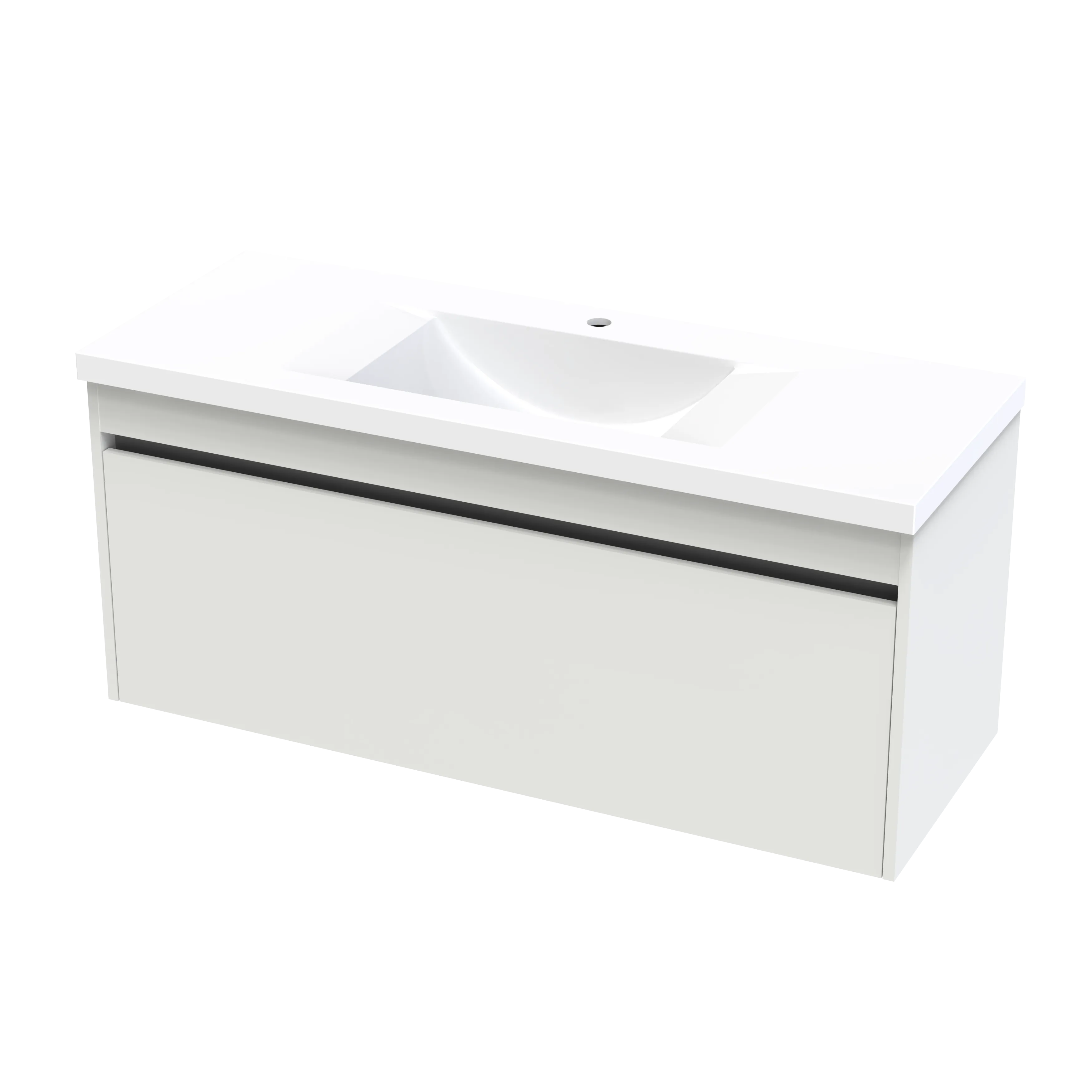 Wave Syrtari 1200 1 Drawer Wall Vanity