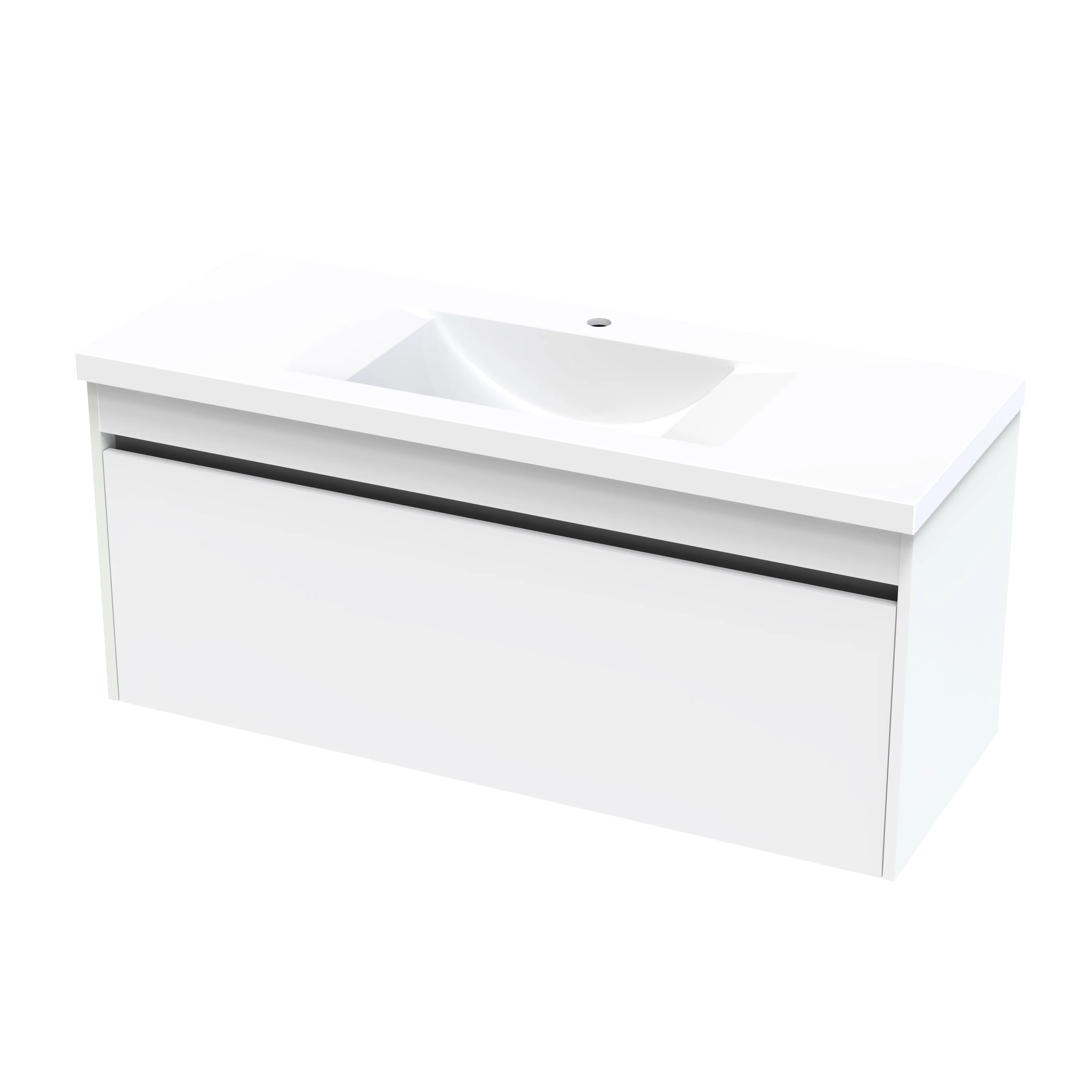 Wave Syrtari 1200 1 Drawer Wall Vanity