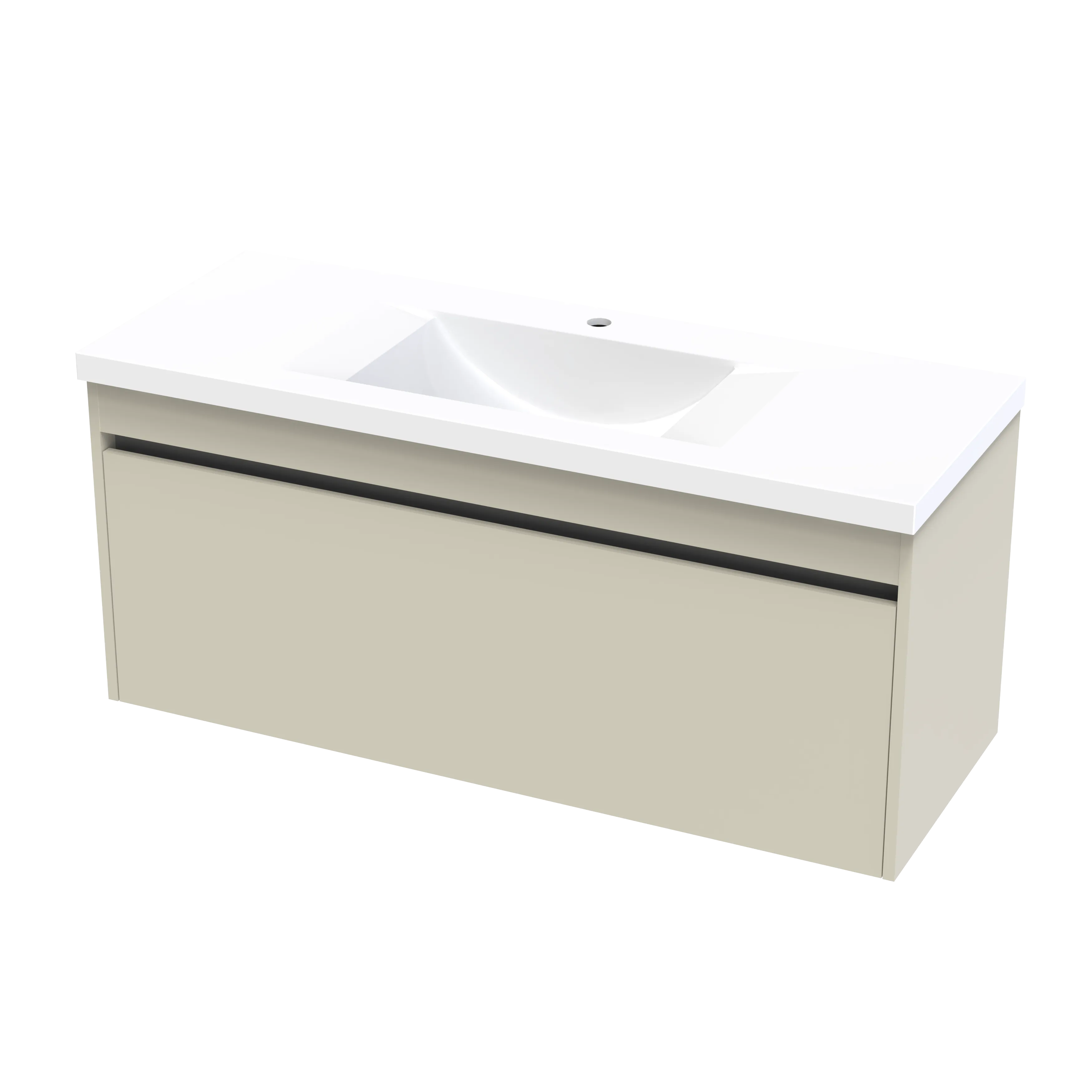 Wave Syrtari 1200 1 Drawer Wall Vanity