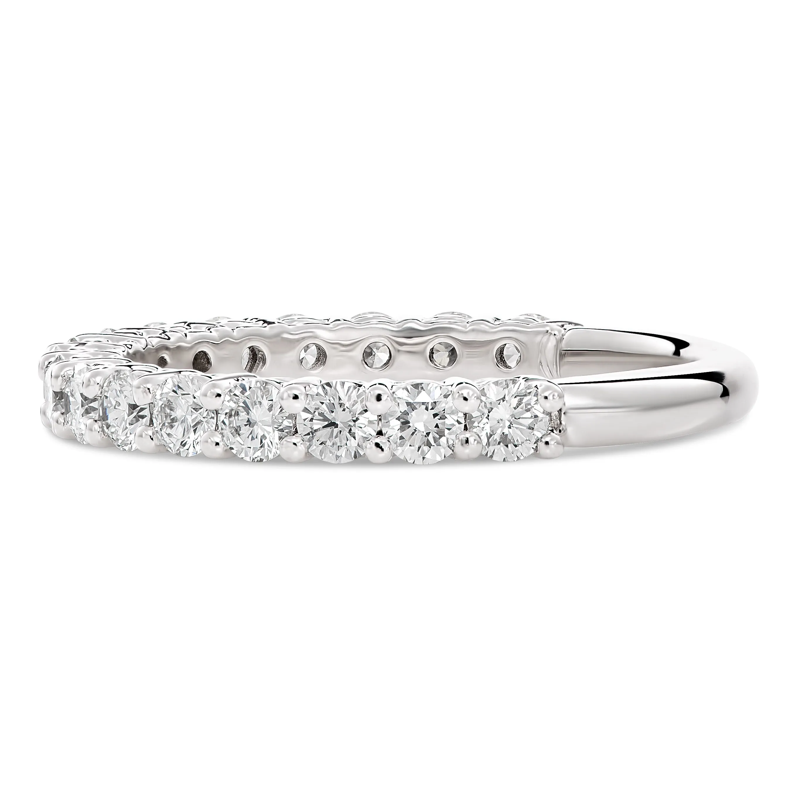 Wedding Round Brilliant Cut Eternity Ring | Platinum