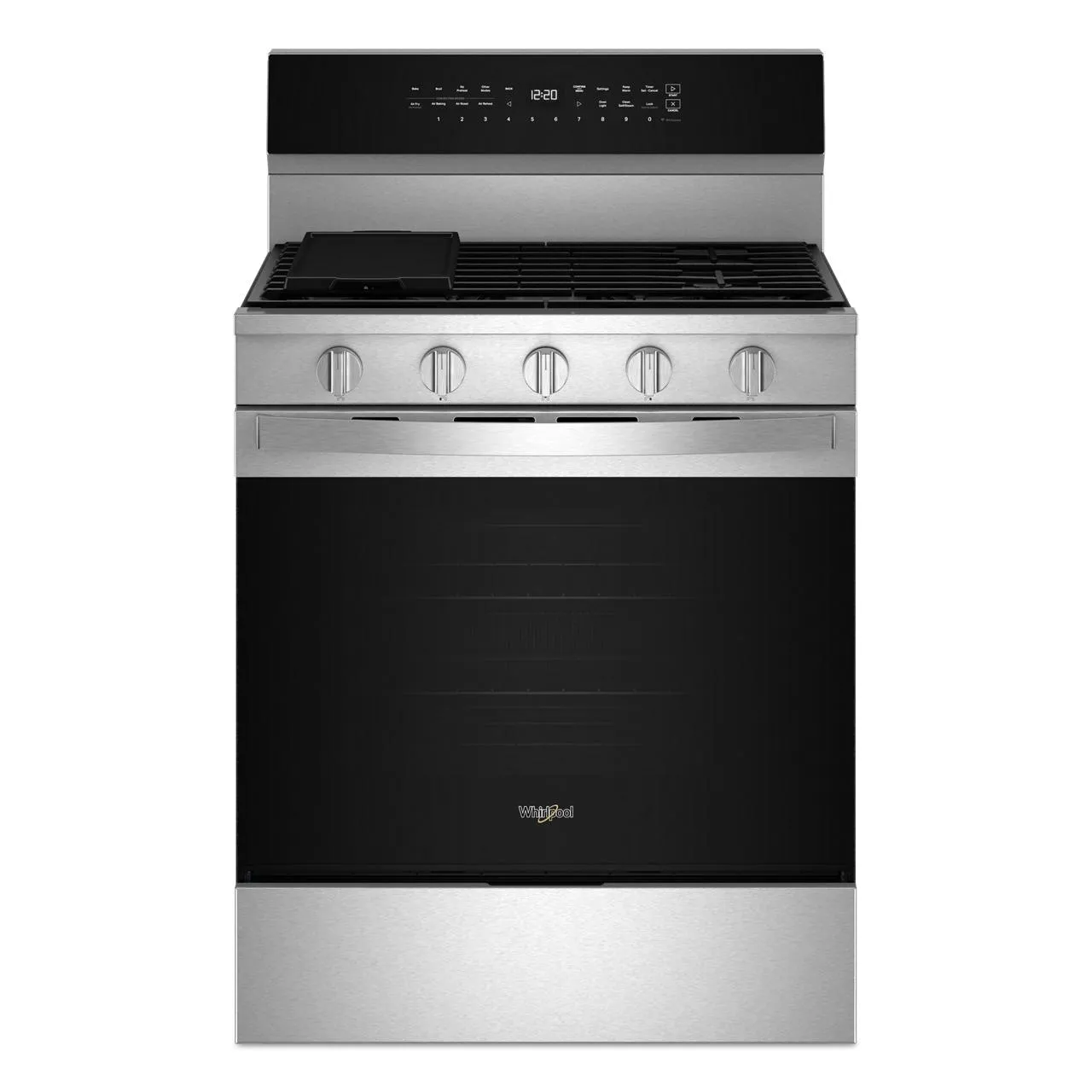 Whirlpool 30-inch Freestanding Gas Range with Air Fry Technology WFGS7530RZ