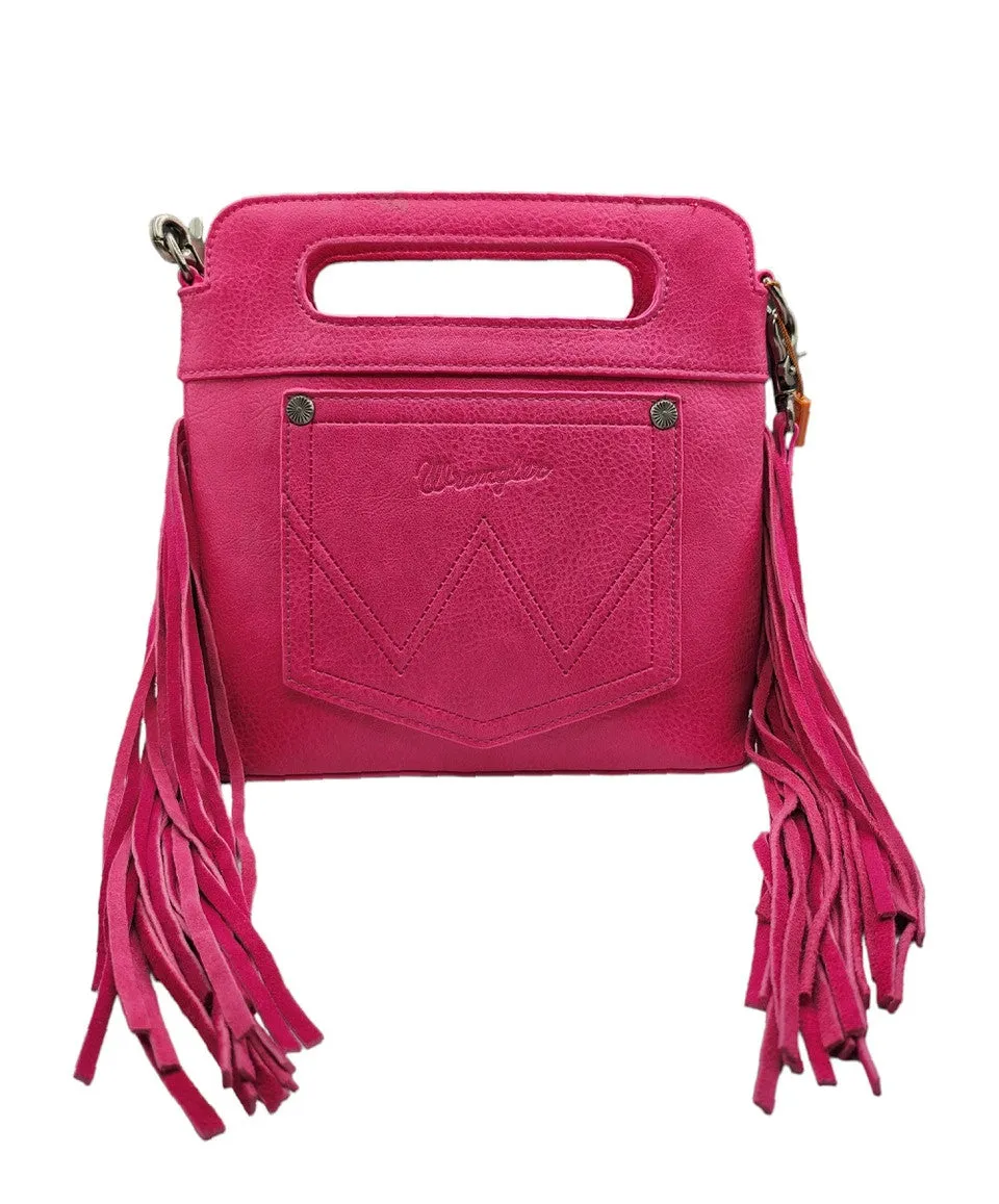 Wrangler Boot Stitch Small Fringe Purse
